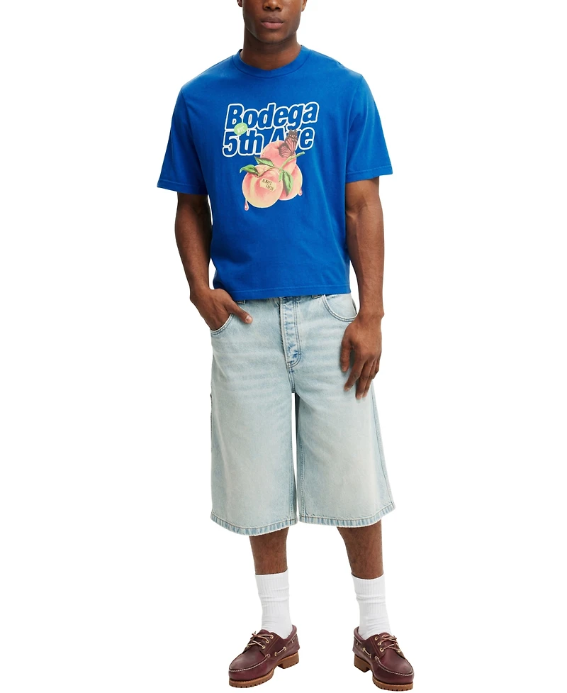 Cotton On Men's Cropped Fit Graphic T-Shirt
