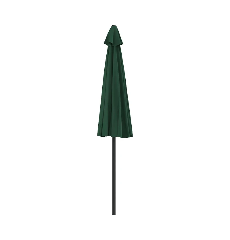 vidaXL Garden Parasol Green Polyester, Aluminum, Steel