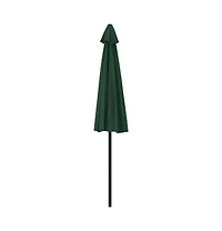 vidaXL Garden Parasol Green Polyester, Aluminum, Steel