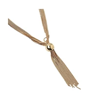 Sohi Women's The Ballchain Lariat Necklace