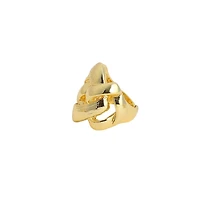 Sohi Women's The Medium Link Statement Ring