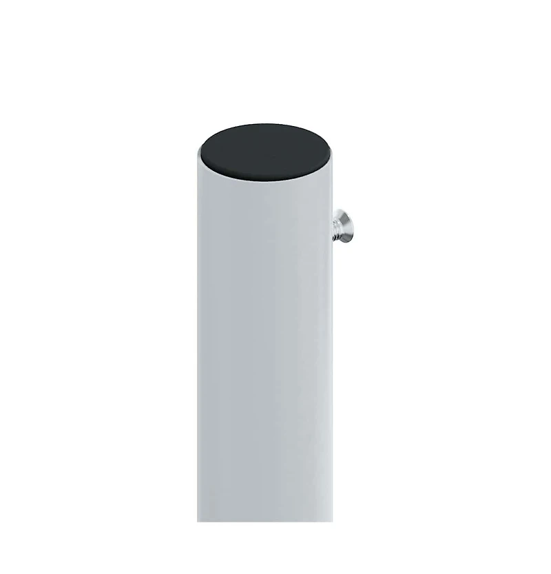 vidaXL Side Awning Black Polyester, Pu coated 78.7 x Retractable