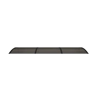 vidaXL Door Canopy Black Polycarbonate 118.1 x 39.4 in Durable