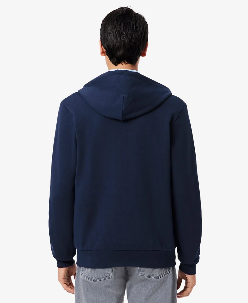 Lacoste Men's Zip-Up Fleece Hoodie
