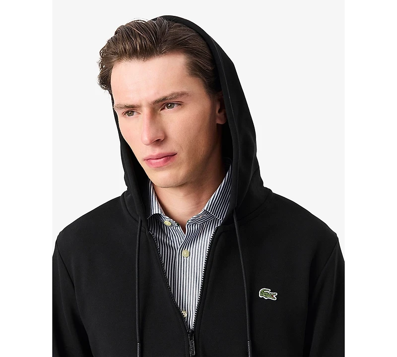 Lacoste Men's Zip-Up Fleece Hoodie