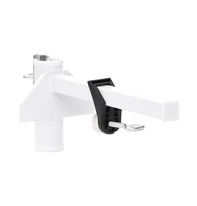 vidaXL Umbrella Clamp for Balcony White 1.5" Steel