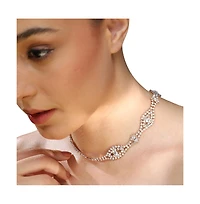 Sohi Women's Bling Eye Statement Necklace