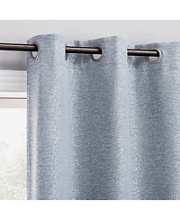Sun Zero Servana Abstract Magnetic Closure 100% Blackout Grommet Curtain Panel Pair