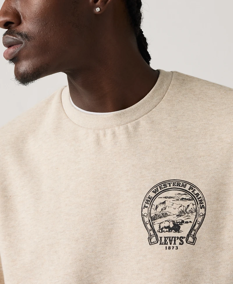 Levi's Men's Long Sleeve Batwing Logo T-Shirt