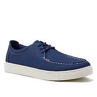 Lands' End Men's Moc Toe Canvas Lace Up Sneakers