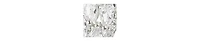 Sohi Women's Silver Embellished Cluster Drop Earrings