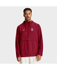 Nike Men's Cardinal Stanford Anorak Half-Zip Hoodie Jacket