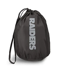 Fanatics Men's Black Las Vegas Raiders Packable Full-Zip Vest with Travel Bag