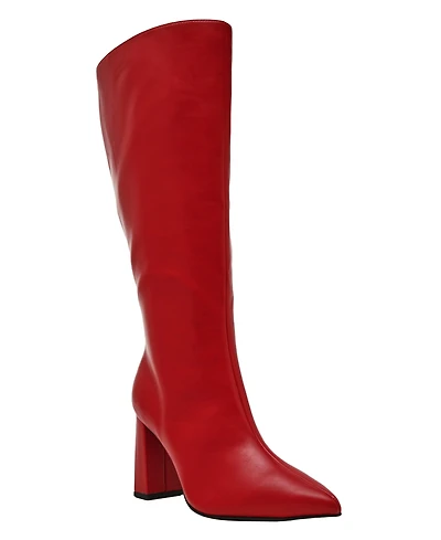 Wild Pair Women's Islah Pointed Toe High Block Heel Boots, Macy's Exclusive