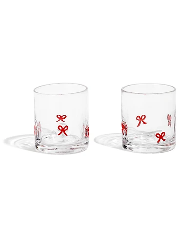 Thirstystone Bow Icon Glasses, Set of 2