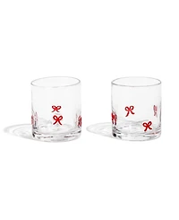 Thirstystone Bow Icon Glasses, Set of 2