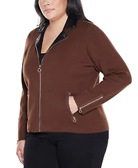 Belldini Plus Black Label Motorcycle Sweater Jacket