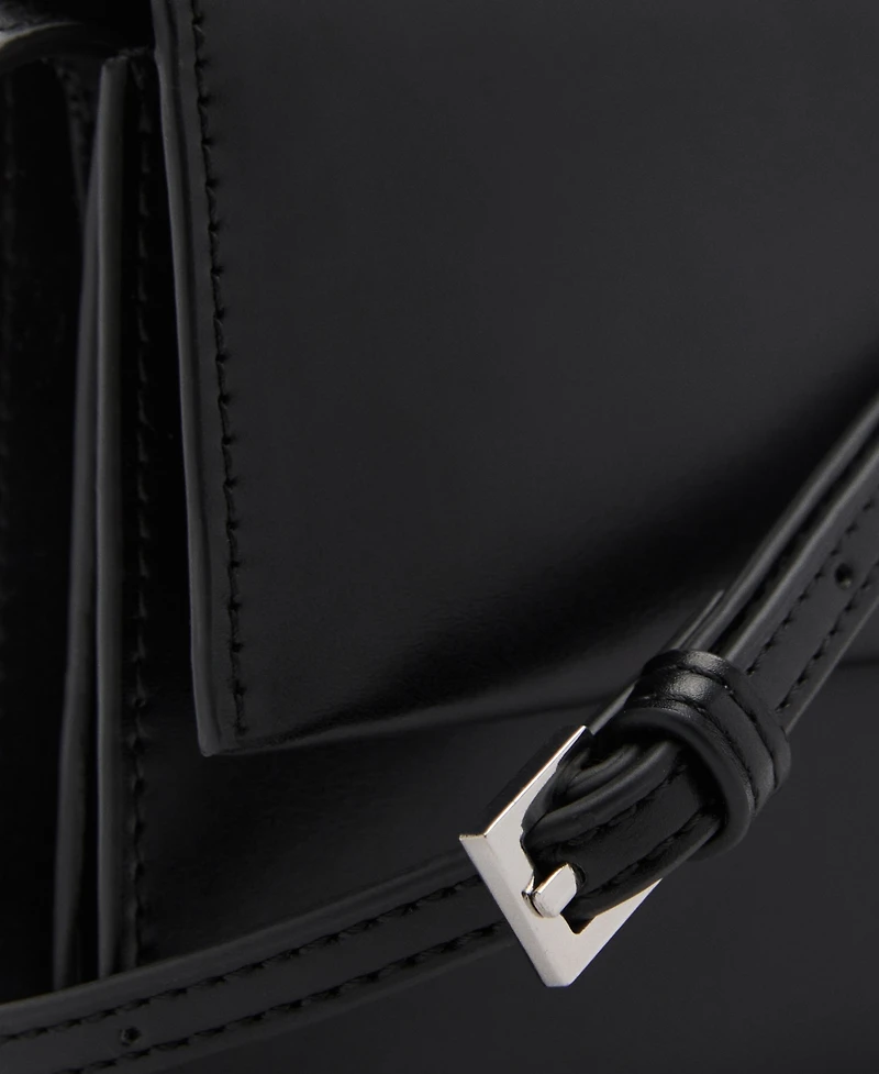 Mango Women's Flap Crossbody Bag