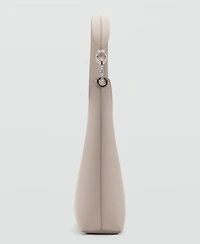 Mango Women's Metallic Detail Shopper Bag