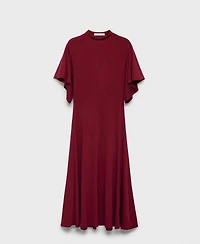 Mango Women's Bell Sleeves A-Line Dress