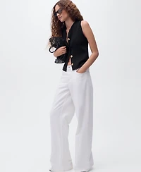 Mango Women's Fine-Knit Gilet