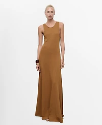 Mango Women's Knit Long Dress