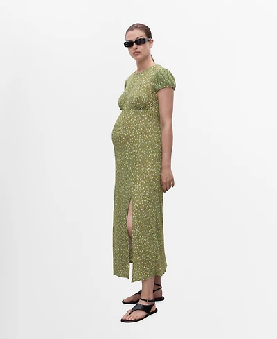 Mango Women's Floral-Print Maternity Dress