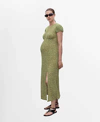 Mango Women's Floral-Print Maternity Dress