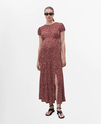 Mango Women's Floral-Print Maternity Dress