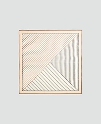 Mango Women's Wool Geometric-Print Foulard Scarf
