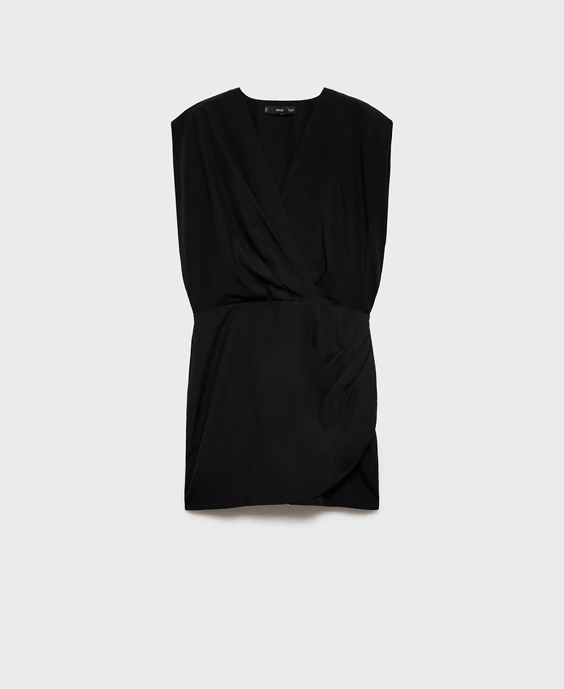 Mango Women's Lyocell Wrap Dress