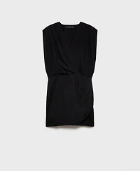 Mango Women's Lyocell Wrap Dress