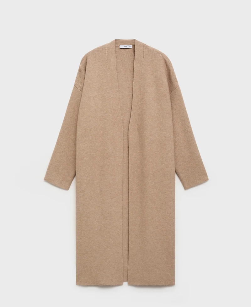 Mango Women's Long Knitted Cardigan