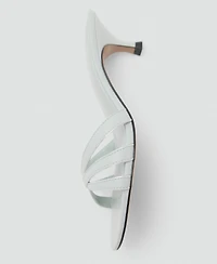 Mango Women's Strappy Kitten Heel Sandals