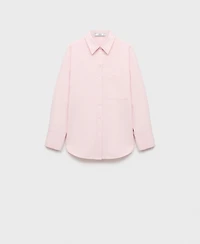 Mango Women's Pocket Oversize Shirt
