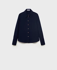 Mango Women's Jewel Buttons Shirt