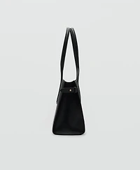 Mango Women's Pebbled Leather Effect Small Bag