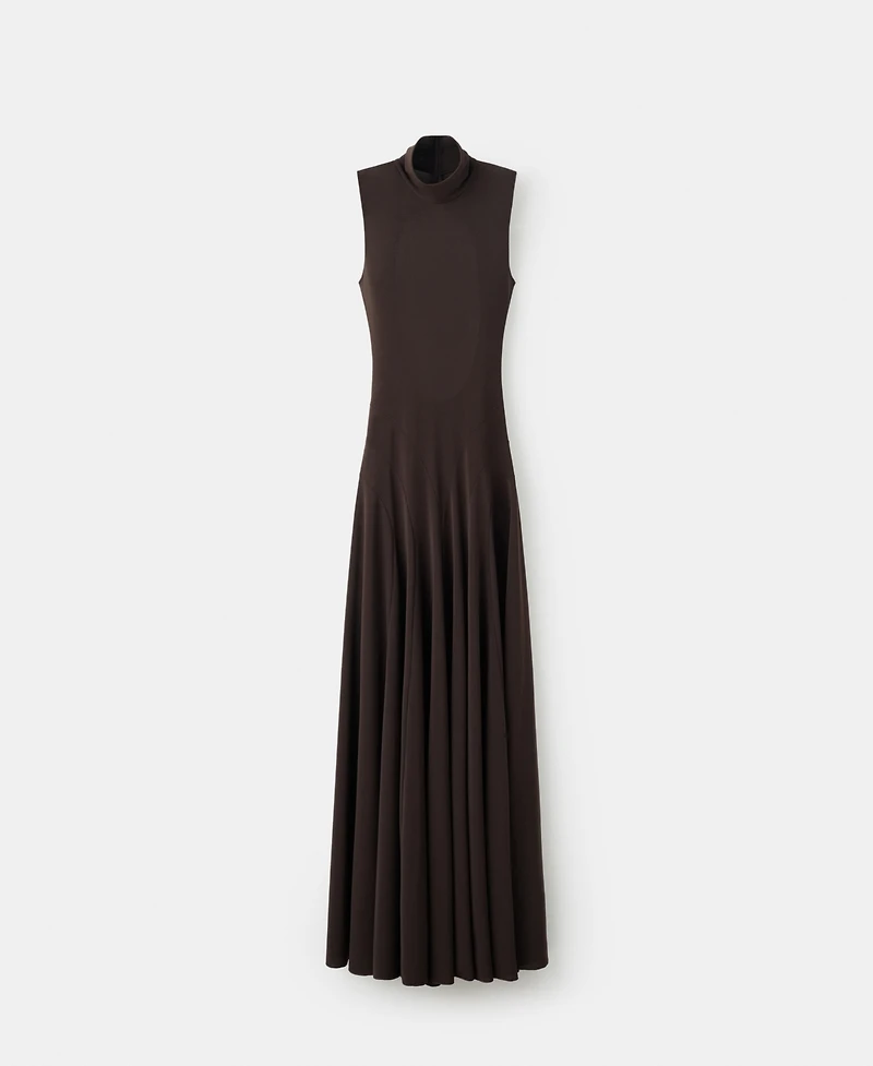 Mango Women's Back Opening Godet Dress