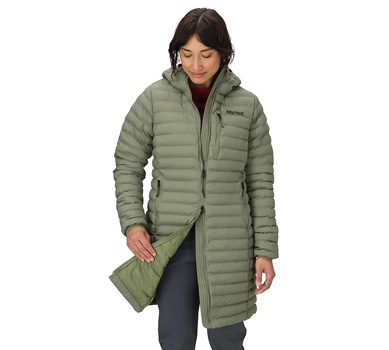 Marmot Women's Echo Featherless Hooded Long Jacket