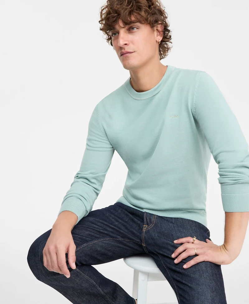 Hugo Boss Men's San Cassius Crewneck Long-Sleeve Sweater