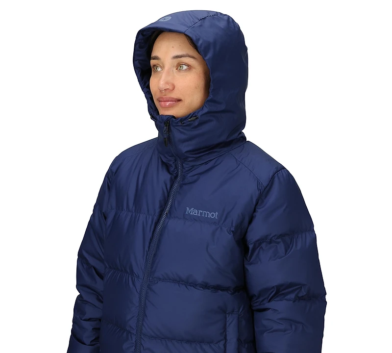 Marmot Women's Guides Big-Baffled Puffer Hooded Jacket