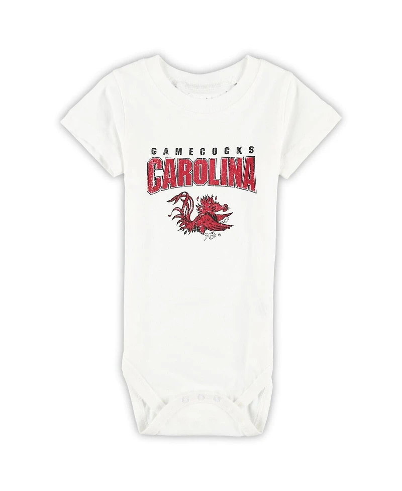 Wes & Willy Baby Boys and Girls 3-Pack South Carolina Gamecocks Bodysuit Set