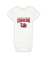 Wes & Willy Baby Boys and Girls 3-Pack South Carolina Gamecocks Bodysuit Set