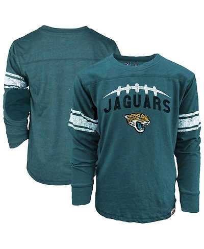 Wes & Willy Big Boys and Girls Teal Jacksonville Jaguars Football Long Sleeve T-Shirt