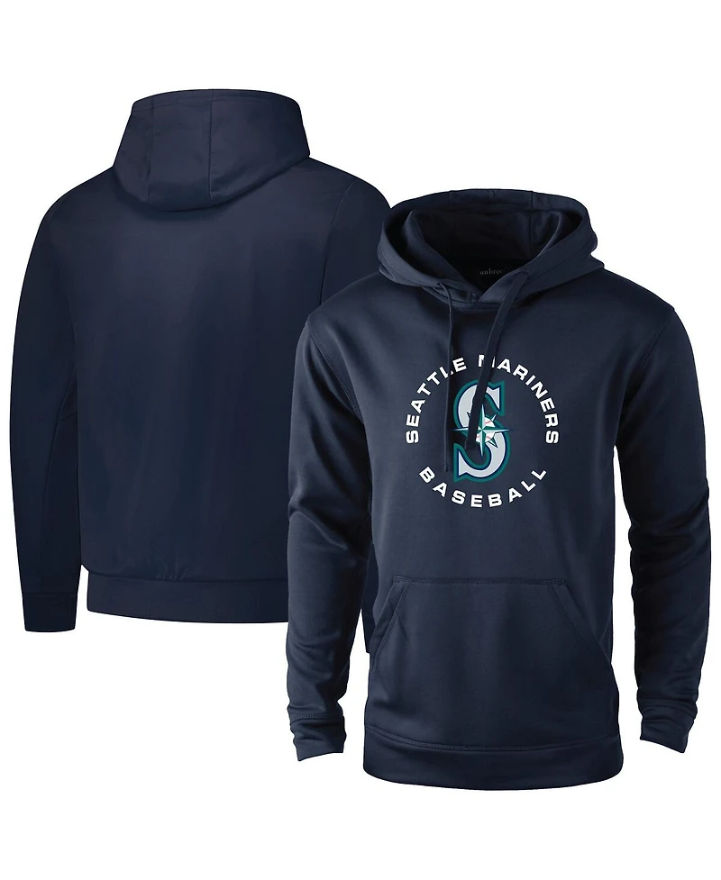 Dunbrooke Men's Navy Seattle Mariners Champion Pullover Hoodie