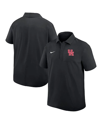 Nike Men's Black Houston Cougars 2025 Sideline Dri-fit Polo Shirt