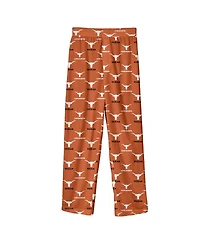 Outerstuff Big Boys and Girls Texas Orange Texas Longhorns All-Over Team Logo Pants