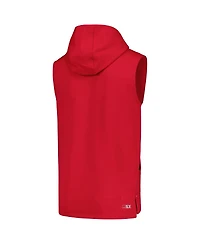 Msx by Michael Strahan Men's Cardinal Arizona Cardinals Marathon Sleeveless Pullover Hoodie