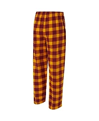 Concepts Sport Men's 2-Piece Burgundy/Gold Washington Commanders Avondale T-Shirt and Flannel Pants Set