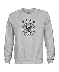 1863FC Men's 1863FC Heather Gray Germany National Team Mono Badge Pullover Sweatshirt